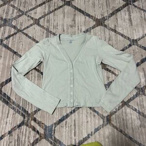 Brandy Melville Mint Green Cotton Top